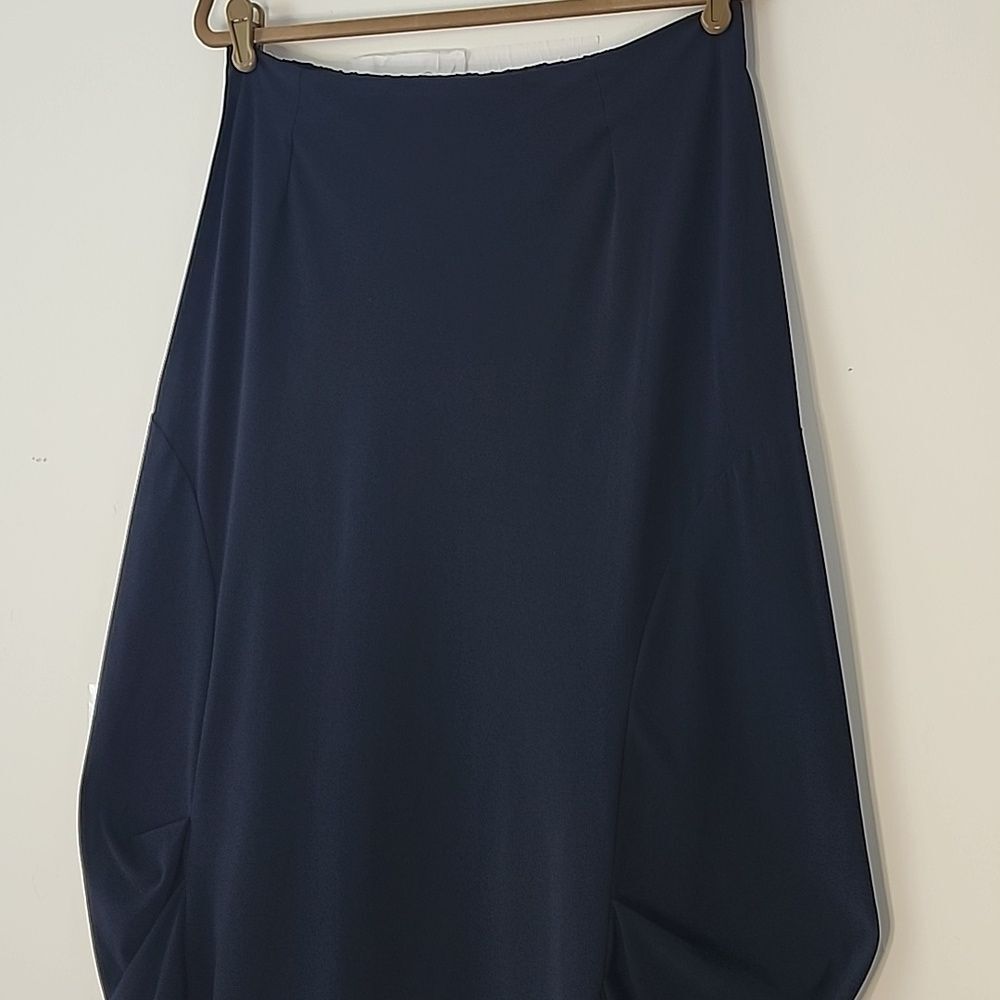 EDW Every Day Wear By Spirithouse Lagenlook Contemporary Black Maxi Skirt L - Picture 4 of 9